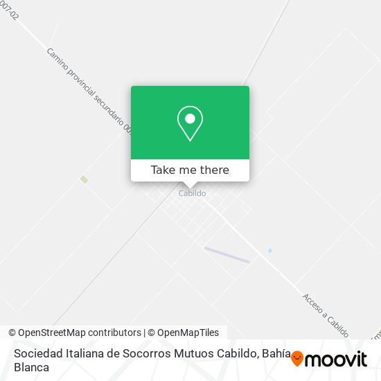 Sociedad Italiana de Socorros Mutuos Cabildo map