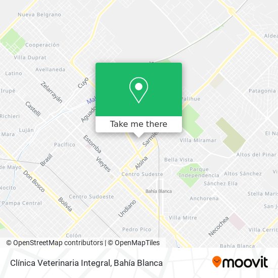 Mapa de Clínica Veterinaria Integral