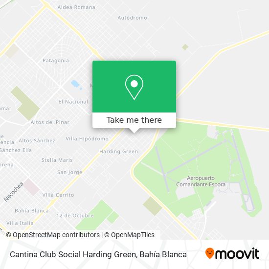 Cantina Club Social Harding Green map