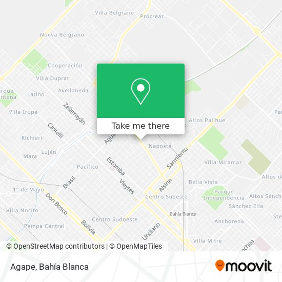 Mapa de Agape