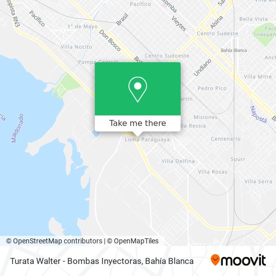 Mapa de Turata Walter - Bombas Inyectoras