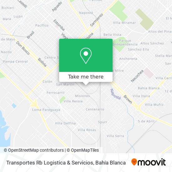 Mapa de Transportes Rb Logistica & Servicios