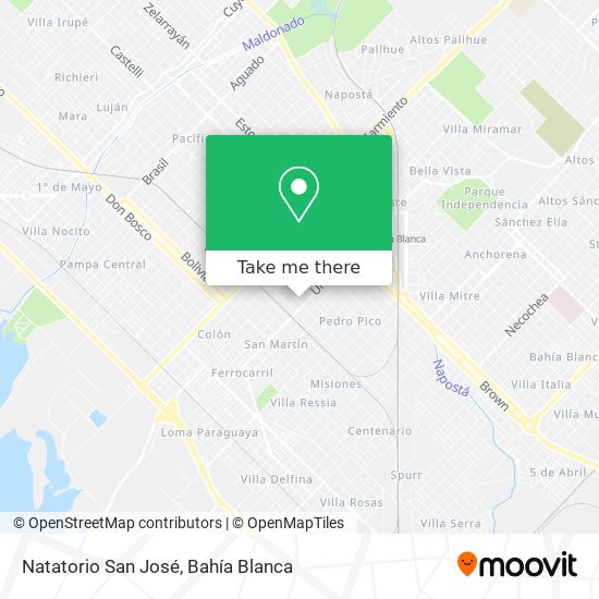 Mapa de Natatorio San José