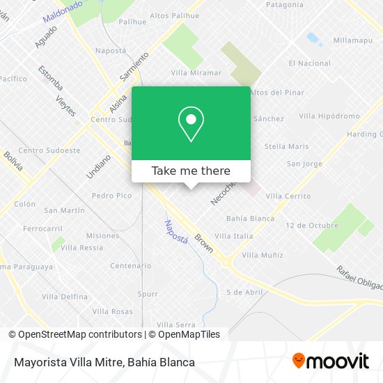 Mapa de Mayorista Villa Mitre