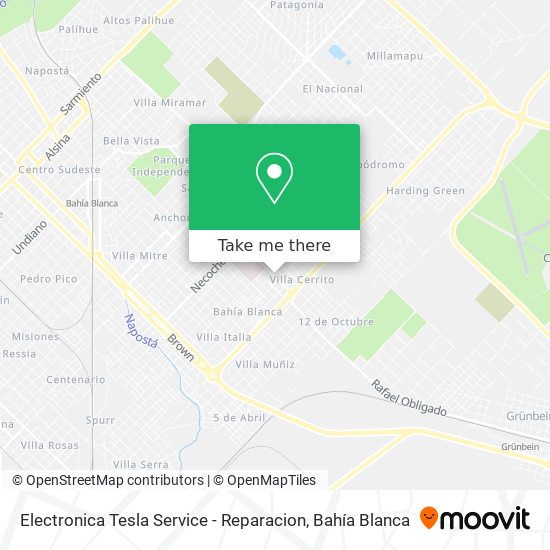 Electronica Tesla Service - Reparacion map