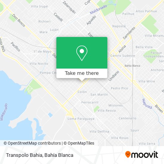 Transpolo Bahia map