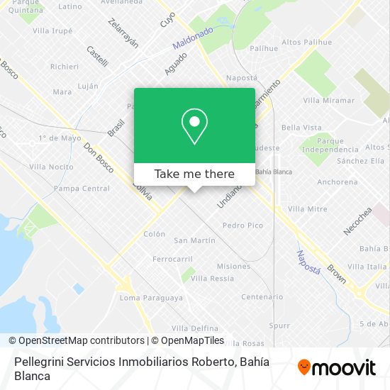 Mapa de Pellegrini Servicios Inmobiliarios Roberto