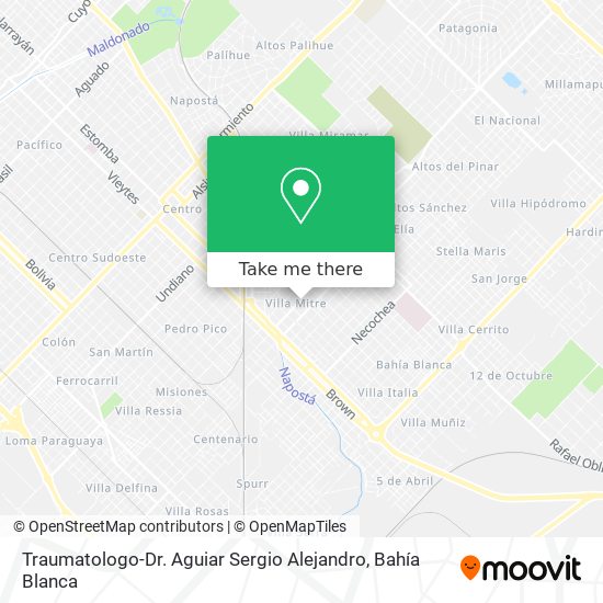 Traumatologo-Dr. Aguiar Sergio Alejandro map