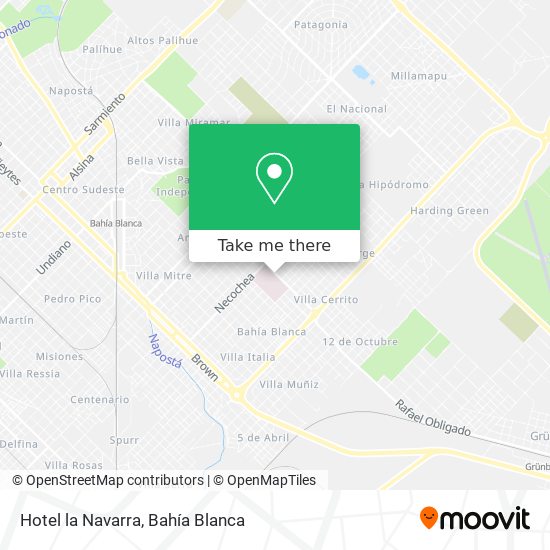 Hotel la Navarra map