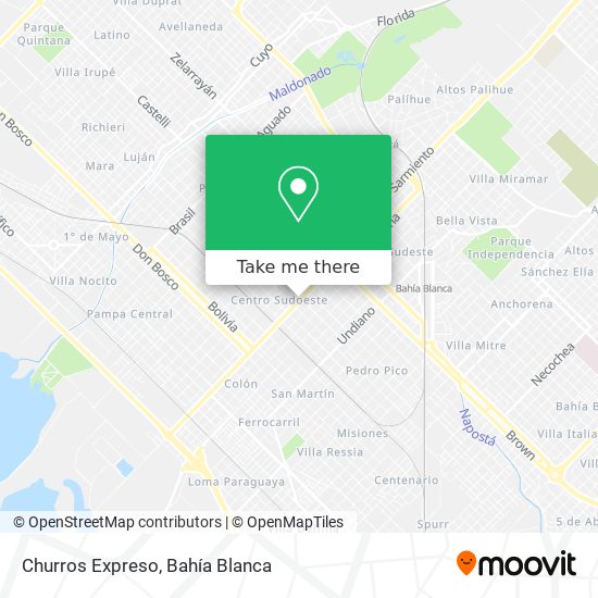 Mapa de Churros Expreso
