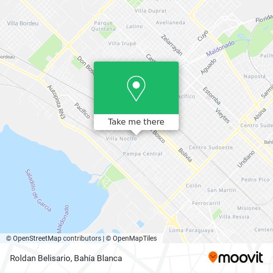 Mapa de Roldan Belisario