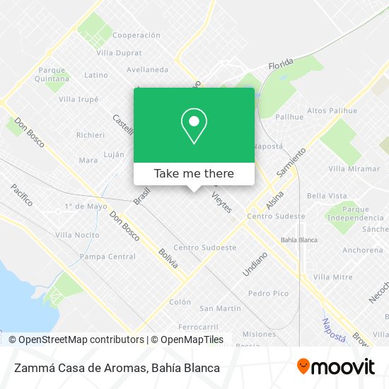 Mapa de Zammá Casa de Aromas