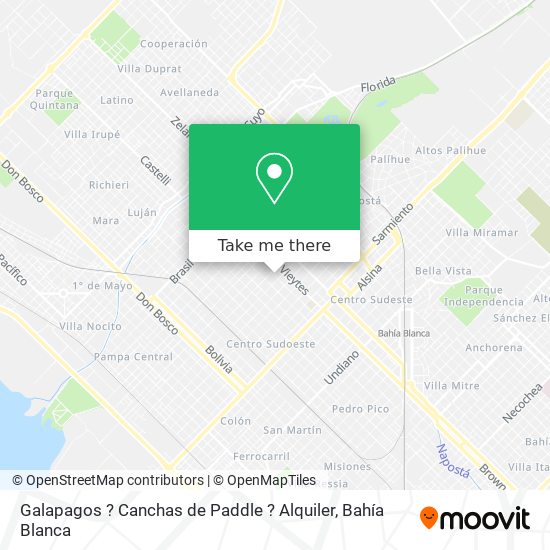 Galapagos ? Canchas de Paddle ? Alquiler map