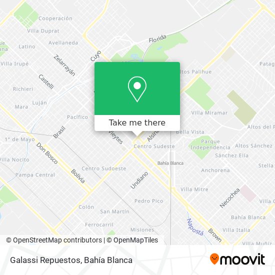 Galassi Repuestos map