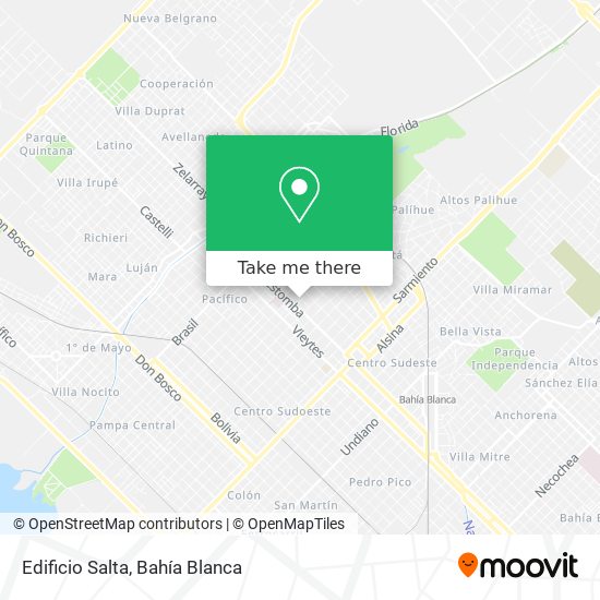 Edificio Salta map