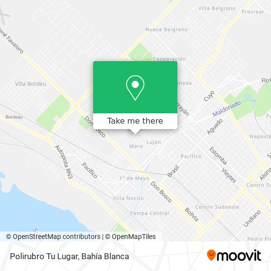 Mapa de Polirubro Tu Lugar