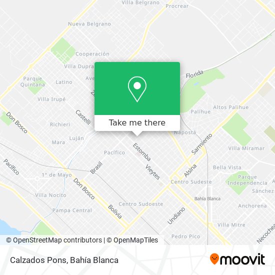 Mapa de Calzados Pons