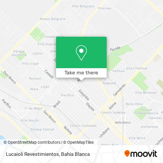 Lucaioli Revestimientos map
