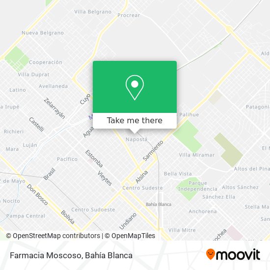 Farmacia Moscoso map