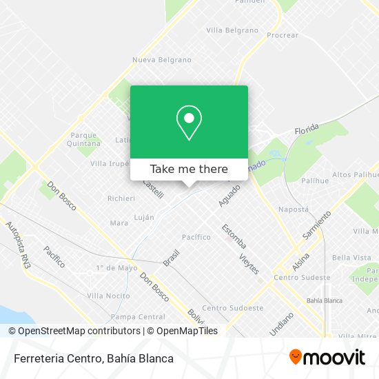 Mapa de Ferreteria Centro