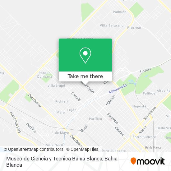 Museo de Ciencia y Técnica Bahía Blanca map