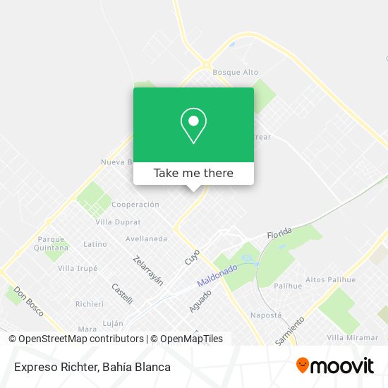 Expreso Richter map
