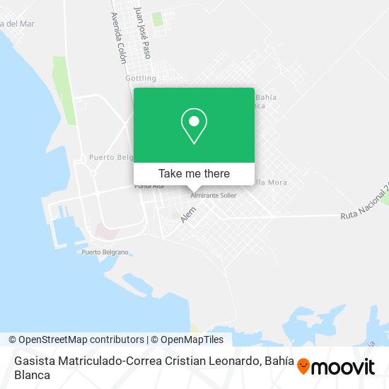 Mapa de Gasista Matriculado-Correa Cristian Leonardo