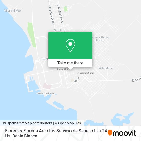 Florerias-Floreria Arco Iris Servicio de Sepelio Las 24 Hs map