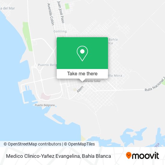 Mapa de Medico Clinico-Yañez Evangelina