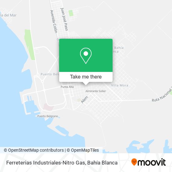 Ferreterias Industriales-Nitro Gas map