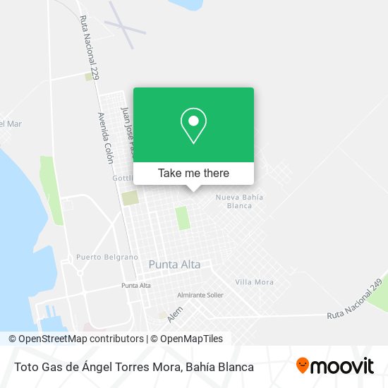 Toto Gas de Ángel Torres Mora map