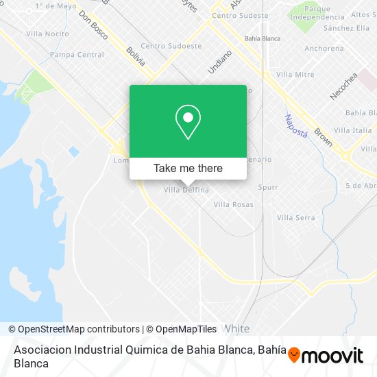 Asociacion Industrial Quimica de Bahia Blanca map