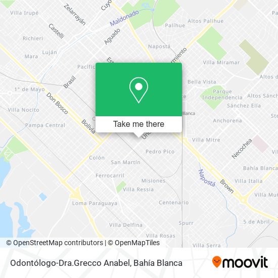 Mapa de Odontólogo-Dra.Grecco Anabel
