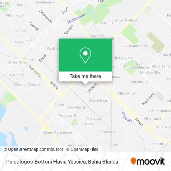 Psicologos-Bottoni Flavia Yessica map