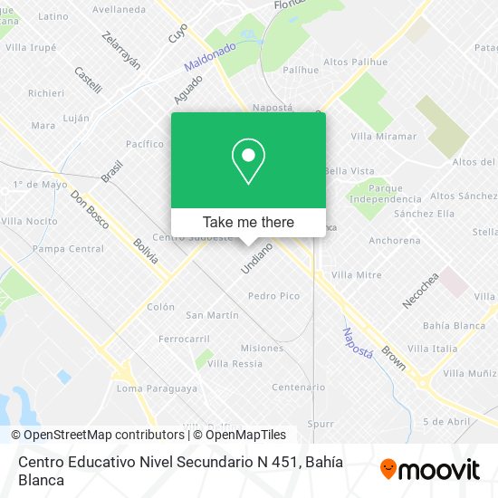 Centro Educativo Nivel Secundario N 451 map
