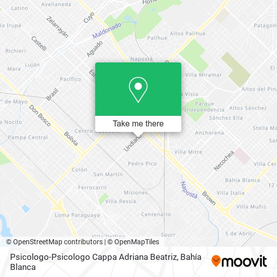 Psicologo-Psicologo Cappa Adriana Beatriz map
