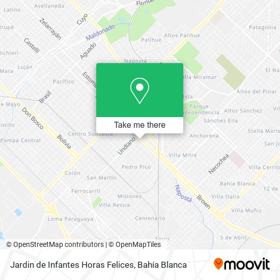 Jardin de Infantes Horas Felices map
