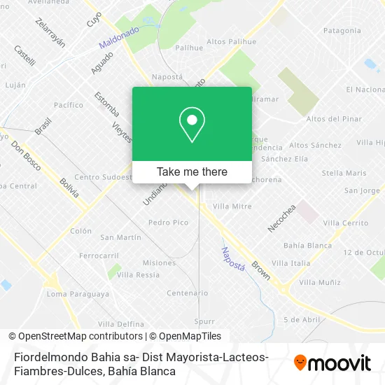 Fiordelmondo Bahia sa- Dist Mayorista-Lacteos-Fiambres-Dulces map