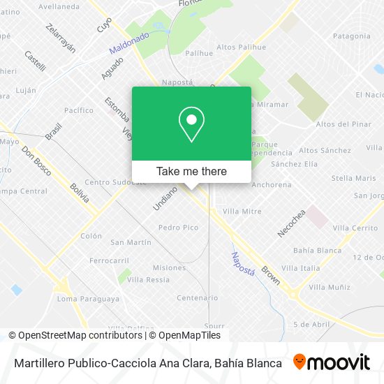 Mapa de Martillero Publico-Cacciola Ana Clara