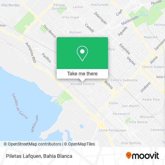 Mapa de Piletas Lafquen