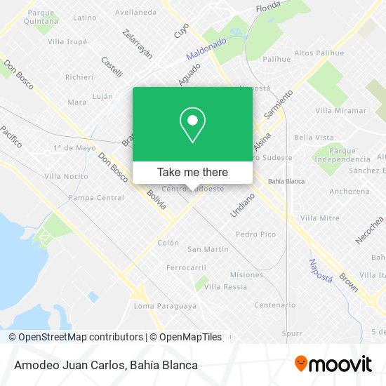 Amodeo Juan Carlos map