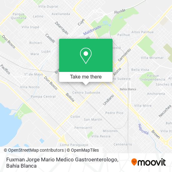Fuxman Jorge Mario Medico Gastroenterologo map