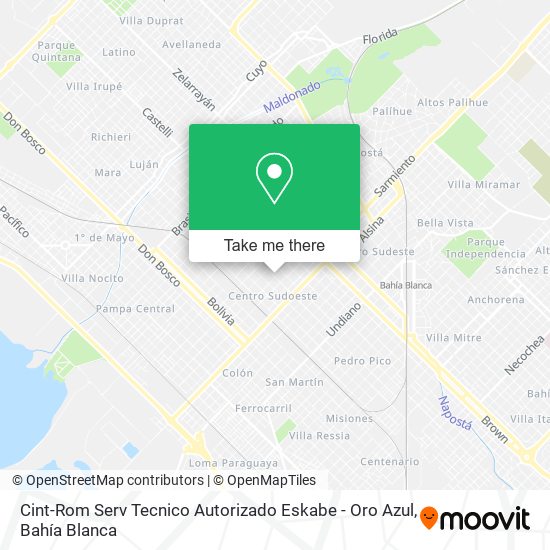 Cint-Rom Serv Tecnico Autorizado Eskabe - Oro Azul map