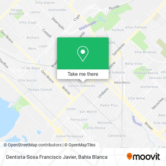 Dentista-Sosa Francisco Javier map
