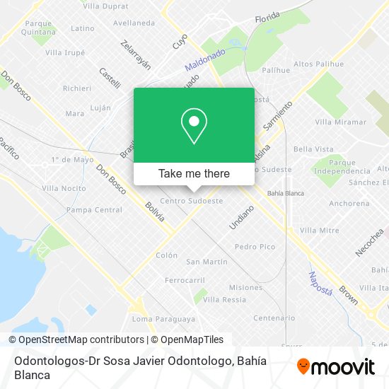 Mapa de Odontologos-Dr Sosa Javier Odontologo