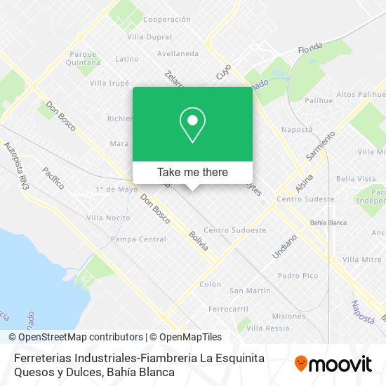 Ferreterias Industriales-Fiambreria La Esquinita Quesos y Dulces map