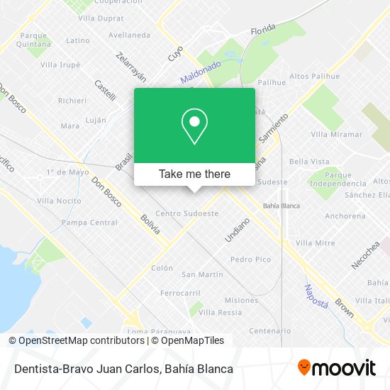 Dentista-Bravo Juan Carlos map