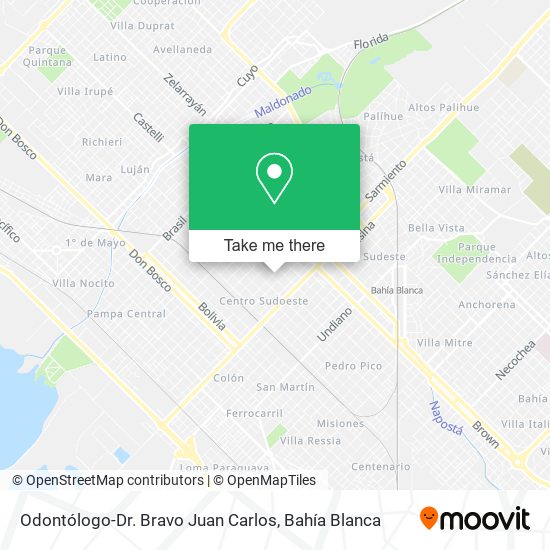 Odontólogo-Dr. Bravo Juan Carlos map