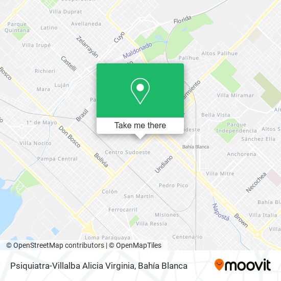 Psiquiatra-Villalba Alicia Virginia map