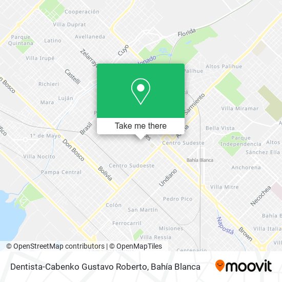 Dentista-Cabenko Gustavo Roberto map